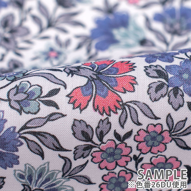 生地 LIBERTY FABRICS リバティ・ファブリックス 2026AW Archive Garden Carnation Trail カーネーション・トレイル(26-363J7529) 26AU.パステル 09Ac04j