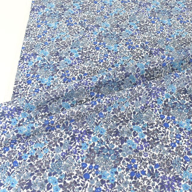 生地 LIBERTY FABRICS リバティ・ファブリックス タナローン エターナル Joanna Louise ジョアンナ・ルイーズ(3631114) ZE.ブルー 09Ac03j
