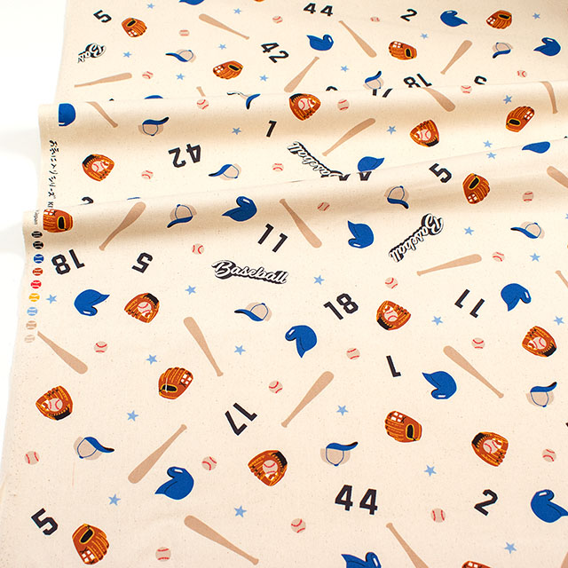 生地 お気に入りシリーズ ベースボールスター/オックス(MOWF-165) KN.生成 09Ae99_