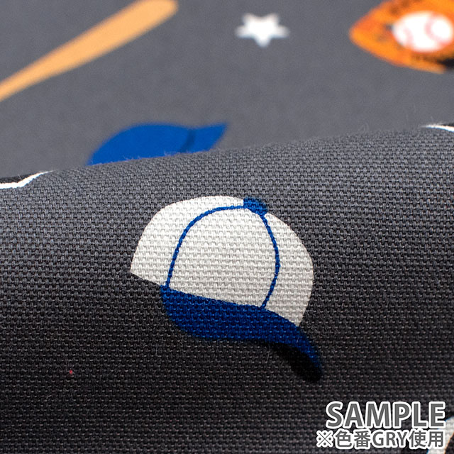 生地 お気に入りシリーズ ベースボールスター/オックス(MOWF-165) GRY.グレー 09Ae99_