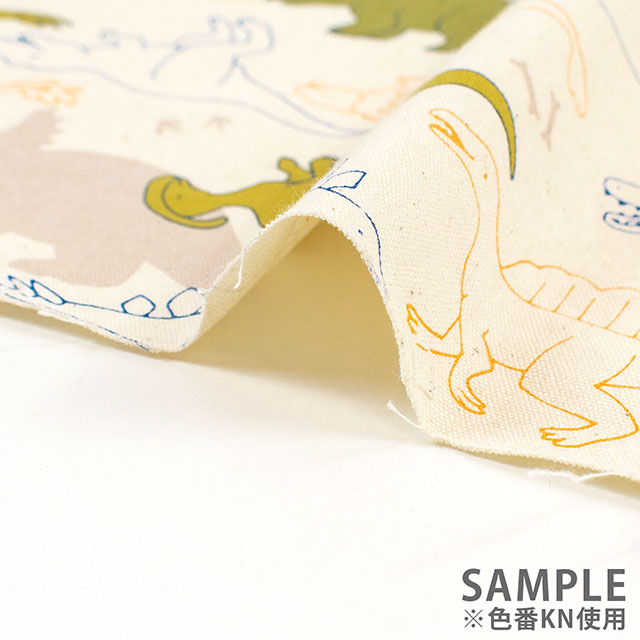 生地 お気に入りシリーズ シルエットダイナソー/オックス(MOWF-166) BL.ブルー 09Ae99_