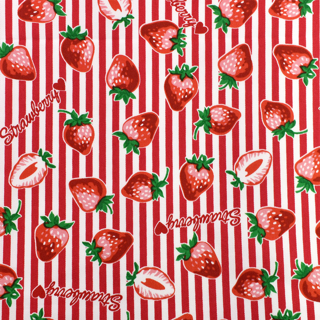 生地 お気に入りシリーズ ストロベリーストライプ オックス Mowf 110 R レッド H At オカダヤ Okadaya 布 生地 毛糸 手芸用品の専門店