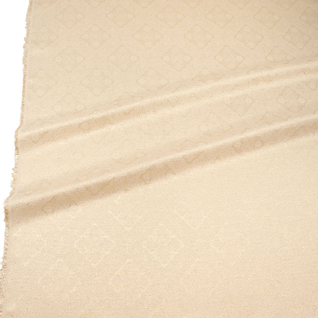 ジャガード生地 パトラ(1181) 1.白/ゴールド 10Aa05_