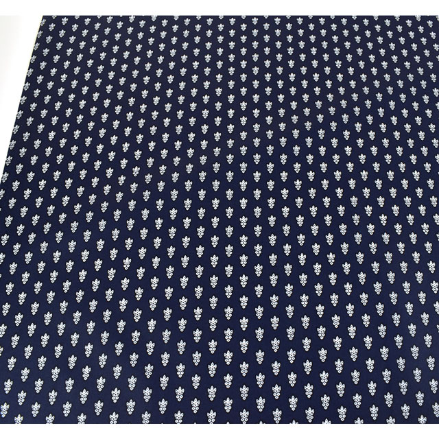 生地 SOULEIADO-ソレイアード- ラミネート ラ・プティット・ムーシュ 約108cm×50cm 1枚(SLFRK) 14B.ネイビー 09Bp34j