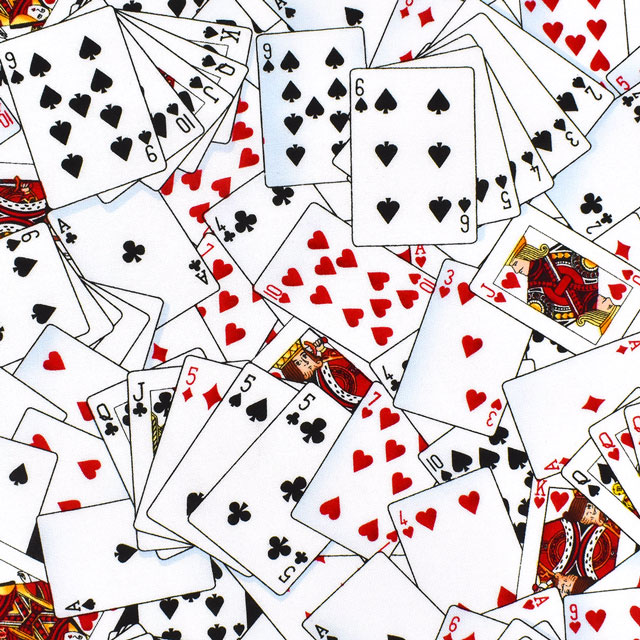 生地 Usaコットンプリント Timeless Treasures トランプ柄 シーチング Fun C1451 White H K4 White 新宿オカダヤ