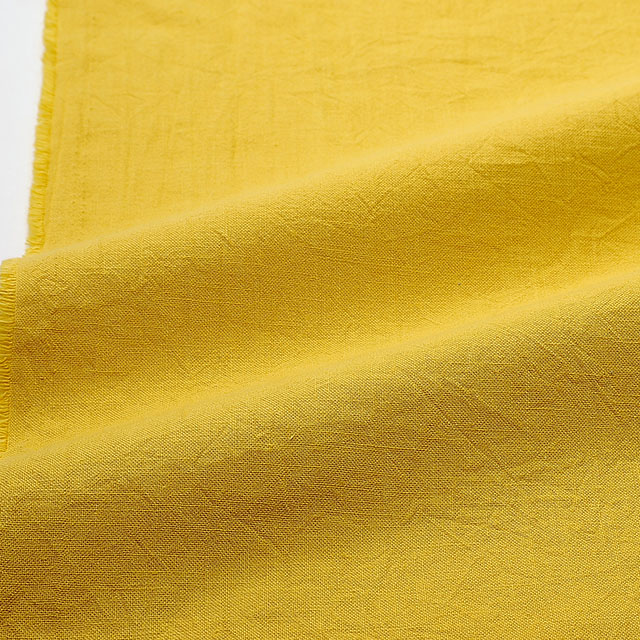 生地 さがの木綿 /モーリークロス（YK7770） 713.黄色 (H)_k4_
