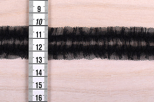 ストレッチチュールレース（CO5527） 約2.7cm幅 50.黒 (H)_4b_