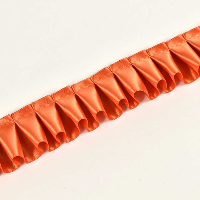 エリート サテンフリルリボン(F-101) 36mm 315.オレンジ 07Aa99_