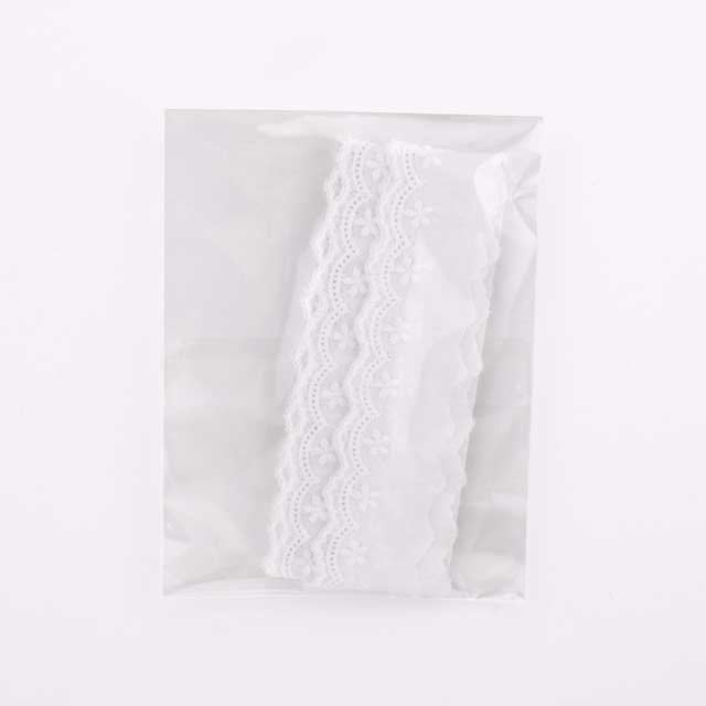 綿レース 平レース 約22mm幅×1mカット(OKLC-004P) 白 15Yy88_