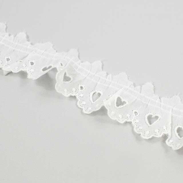 綿レース フリル 約26mm幅×1mカット(OKLC-030FP) オフ 15Yy88_