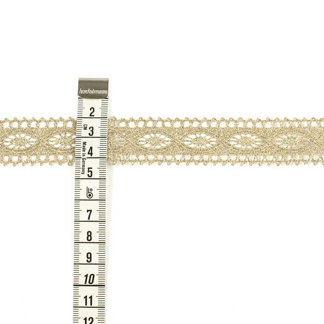 トーションレース ラメ 約26mm幅×1mカット(OKLCL-011P) G.ゴールド 15Yy88_