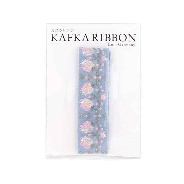 KAFKA-カフカリボン- カンパニュラ 約25mm幅×50cmカット(HC-P100816-50) 02.ライトブルー 07Aa99_