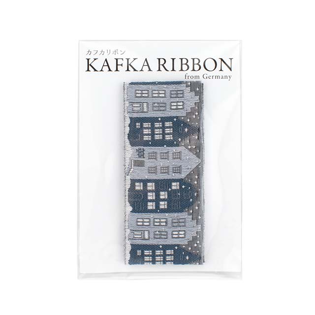 KAFKA-カフカリボン- 冬のおうち 約40mm幅×50cmカット(HC-P100582-50) 01.グレー 07Aa99_