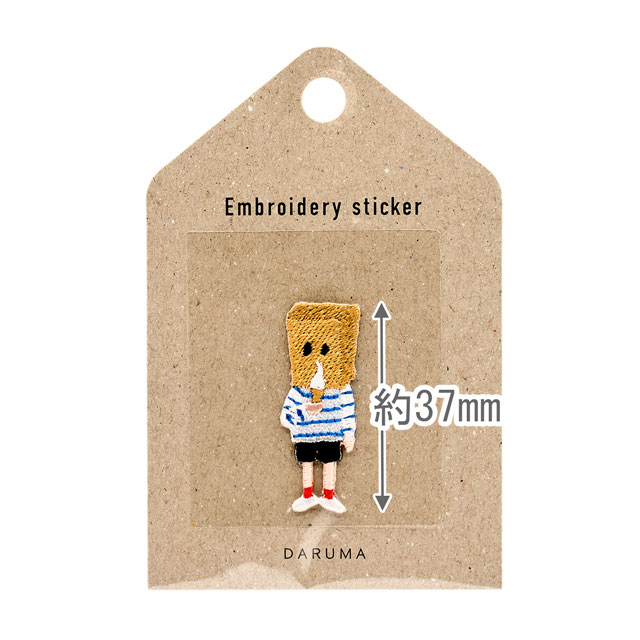 ワッペン 刺しゅうステッカー(01-8680) 10.Eric(エリック) 08Bf99_