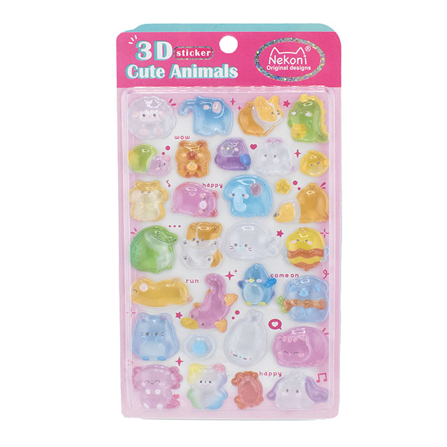 シール Nekoni 3D ステッカー（axl-25-50755） 51369.キュート・アニマルズ 14Yy88_