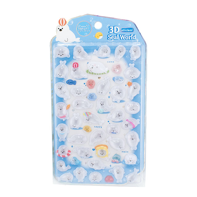 シール Nekoni 3D ステッカー（axl-25-50755） 51457.シーワールド 14Yy88_