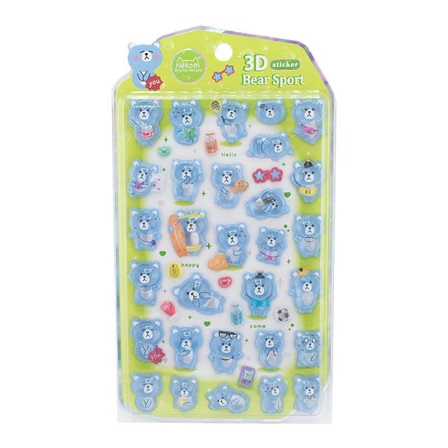 シール Nekoni 3D ステッカー（axl-25-50755） 51459.ベア・スポーツ 14Yy88_
