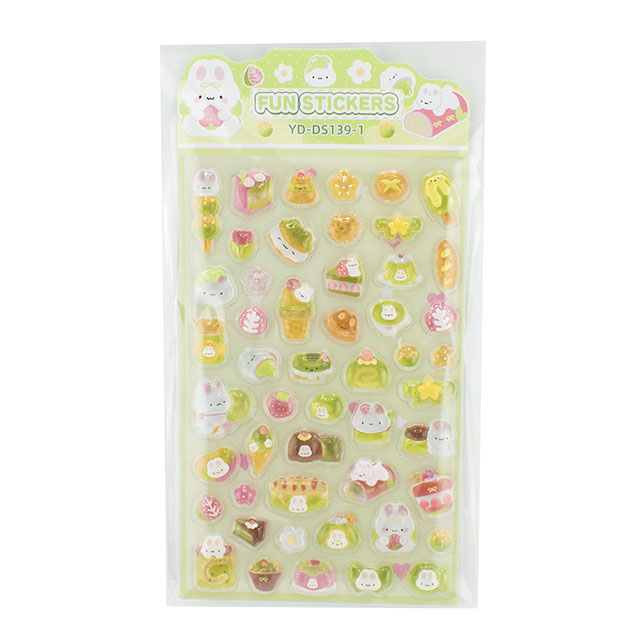 シール Fun ステッカー（axl-25-50768） 139-1.抹茶うさぎ 14Yy88_