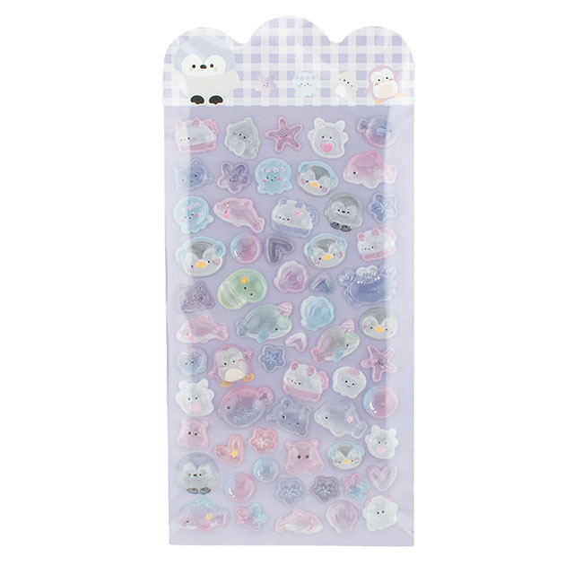 シール 3D エンボスステッカー(axl-25-50769) 2.神秘的な海 14Yy88_