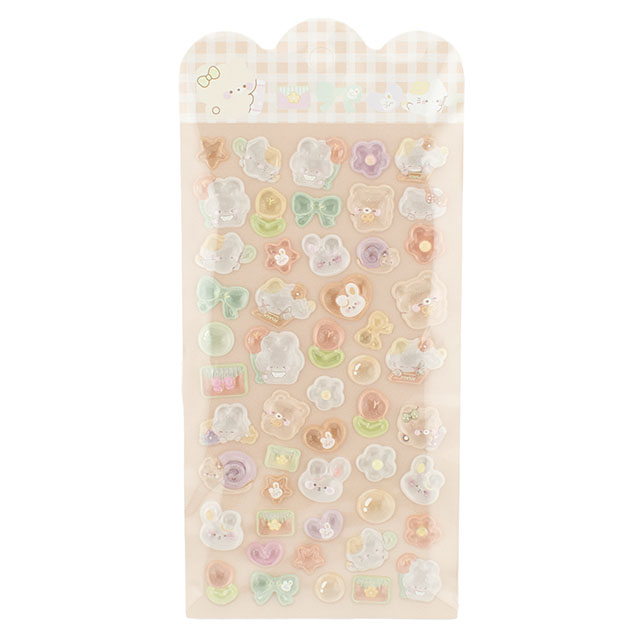 シール 3D エンボスステッカー(axl-25-50769) 5.リトルベア 14Yy88_