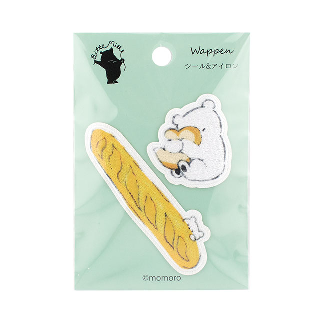 ワッペン Bitte Mitte-ビッテミッテ-(BMW-04) いろんなパン 08Bf99_