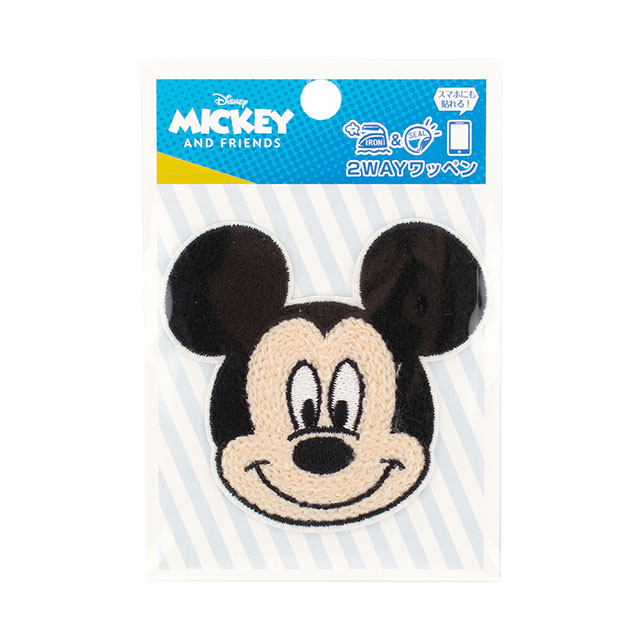 ワッペン ミッキーマウス(D01Y3580) スタンダードミッキー 08Bf99_