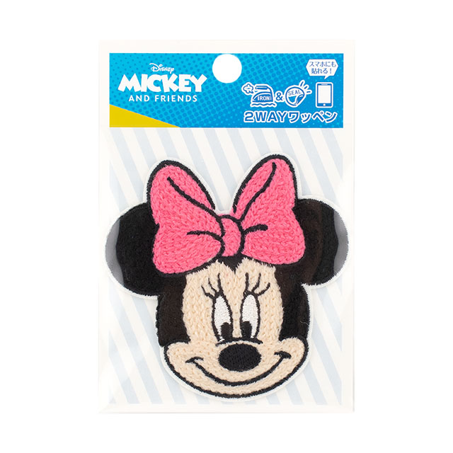 ワッペン ミニーマウス(D01Y3581) スタンダードミニー 08Bf99_