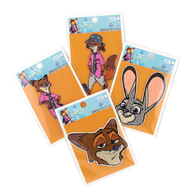 ワッペン ズートピア2(D01Y3588) ニック 立ち姿 08Bf99_