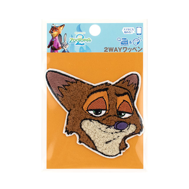 ワッペン ズートピア2(D01Y3587) ニック フェイス 08Bf99_