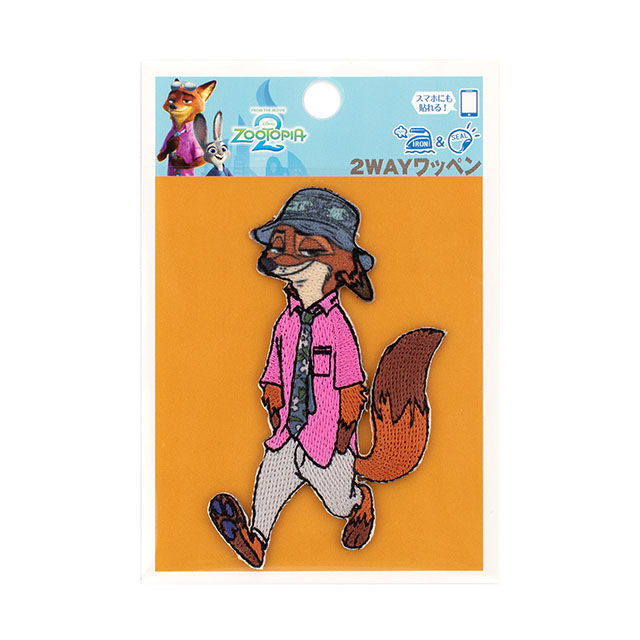 ワッペン ズートピア2(D01Y3589) ニック 帽子 08Bf99_