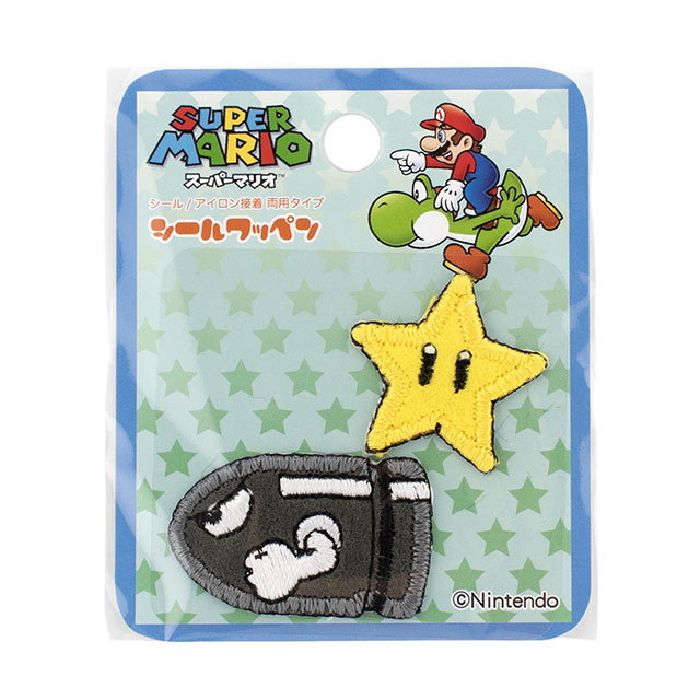スーパーマリオ シールワッペン（MRS011） スーパースター・キラー 08Bf99_