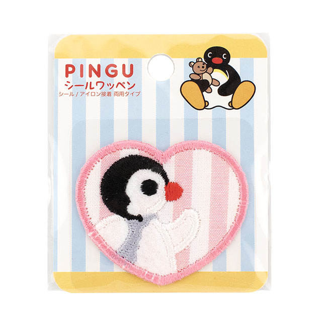 ピングー シールワッペン（PGS002） ピンガ ハート 08Bf99_