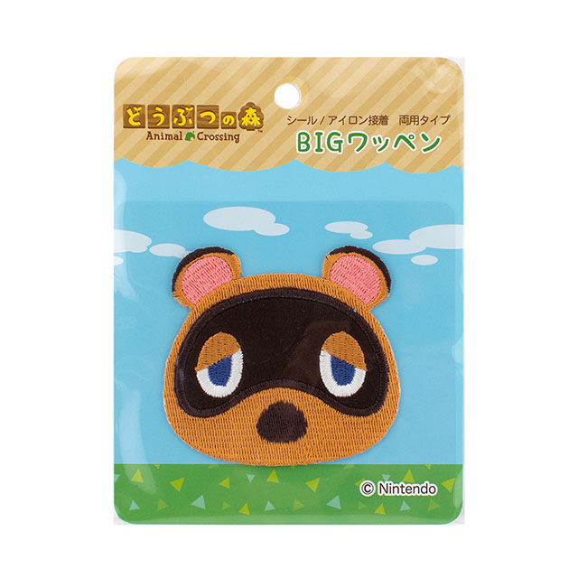 どうぶつの森 ビッグワッペン（ADG001） たぬきち 08Bf99_