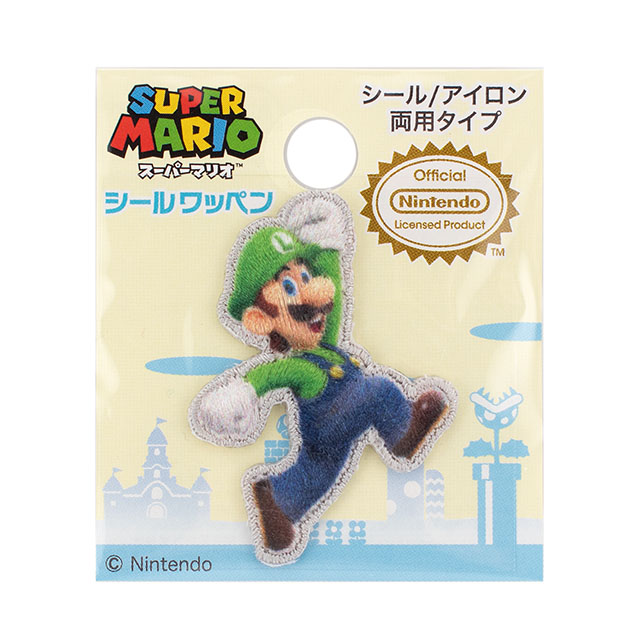 スーパーマリオ シールワッペン（MRS031） ルイージ 08Bf99_