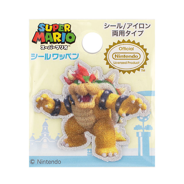 スーパーマリオ シールワッペン（MRS033） クッパ 08Bf99_