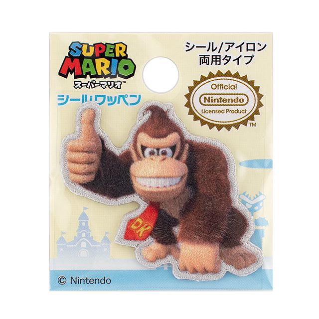 スーパーマリオ シールワッペン（MRS034） ドンキーコング 08Bf99_