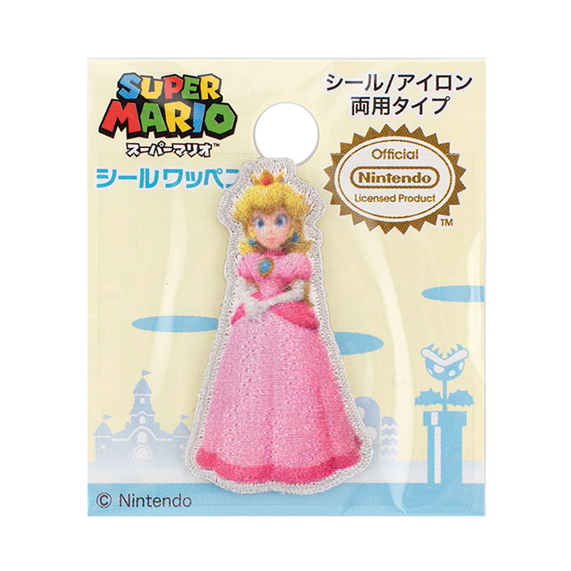 スーパーマリオ シールワッペン（MRS035） ピーチ 08Bf99_