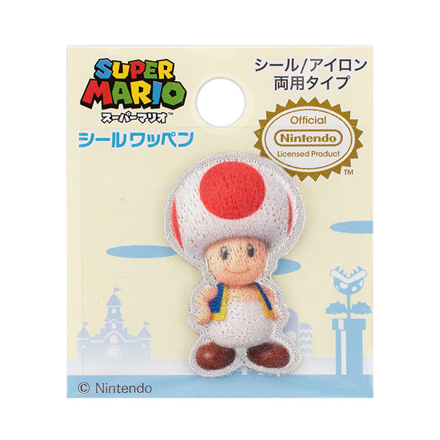 スーパーマリオ シールワッペン（MRS036） キノピオ 08Bf99_