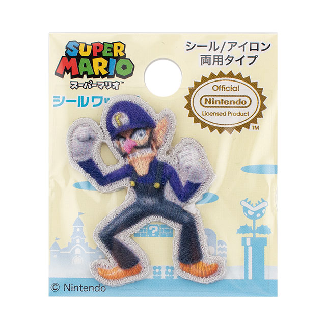 スーパーマリオ シールワッペン（MRS038） ワルイージ 08Bf99_