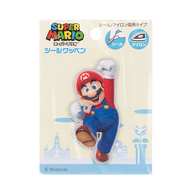 スーパーマリオ シールワッペン（MRW020） マリオ 08Bf99_