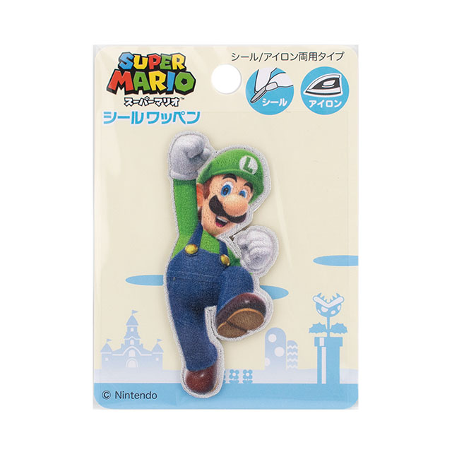 スーパーマリオ シールワッペン（MRW021） ルイージ 08Bf99_