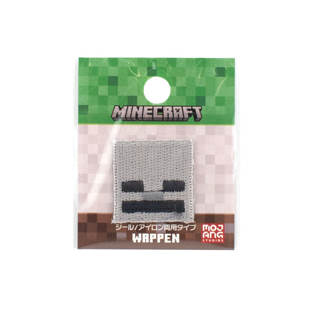 ワッペン マインクラフト シールワッペン小（MYS007） SKELTON スケルトン 08Bf99_