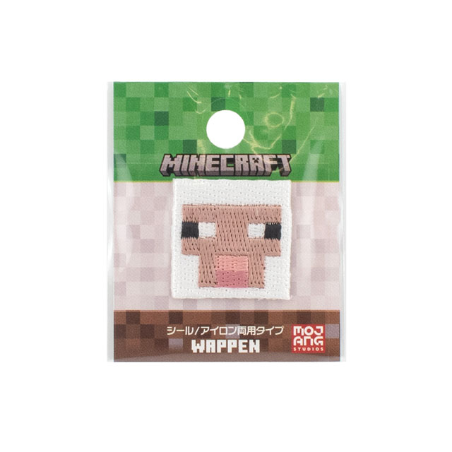 ワッペン マインクラフト シールワッペン小（MYS010） SHEEP ひつじ 08Bf99_