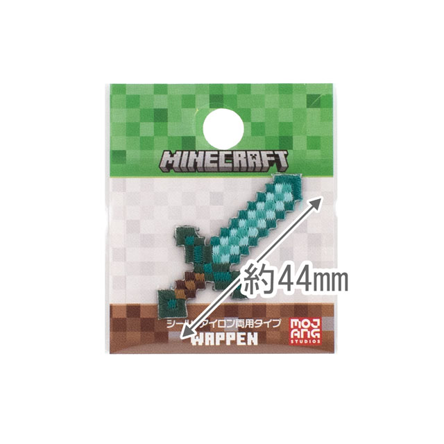 ワッペン マインクラフト シールワッペン小(MYS012) SORD 剣 08Bf99_