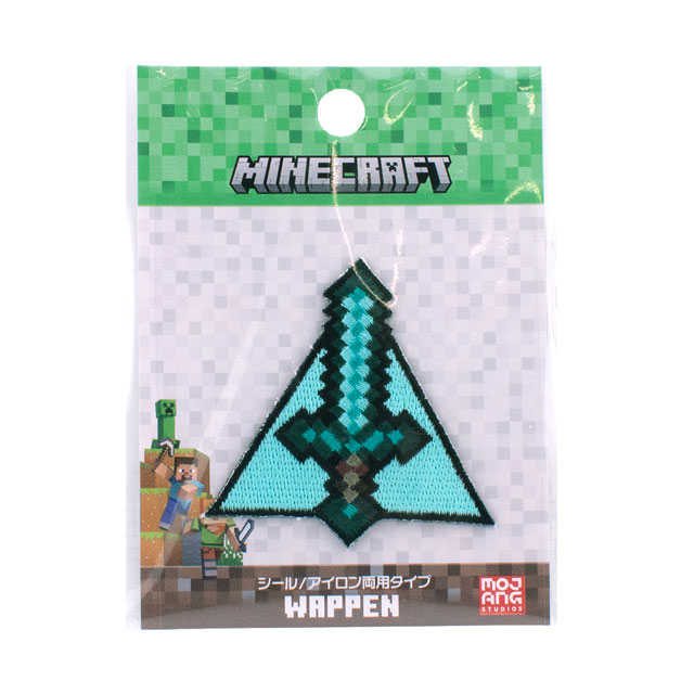 ワッペン マインクラフト シールワッペン大（MYW006） SORD 剣 08Bf99_