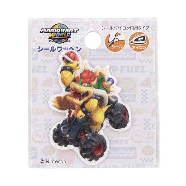 マリオカートワールド シールワッペン（MRS053） クッパ 08Bf99_