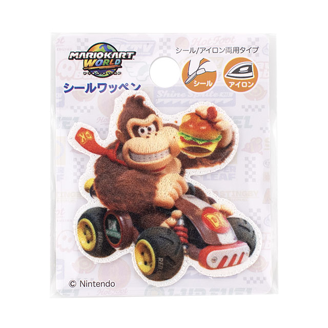 マリオカートワールド シールワッペン（MRS056） ドンキーコング 08Bf99_