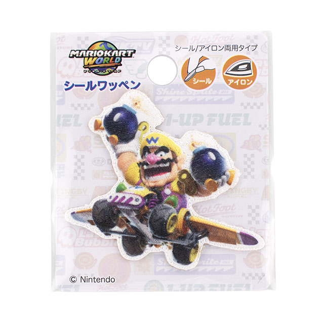マリオカートワールド シールワッペン（MRS057） ワリオ 08Bf99_