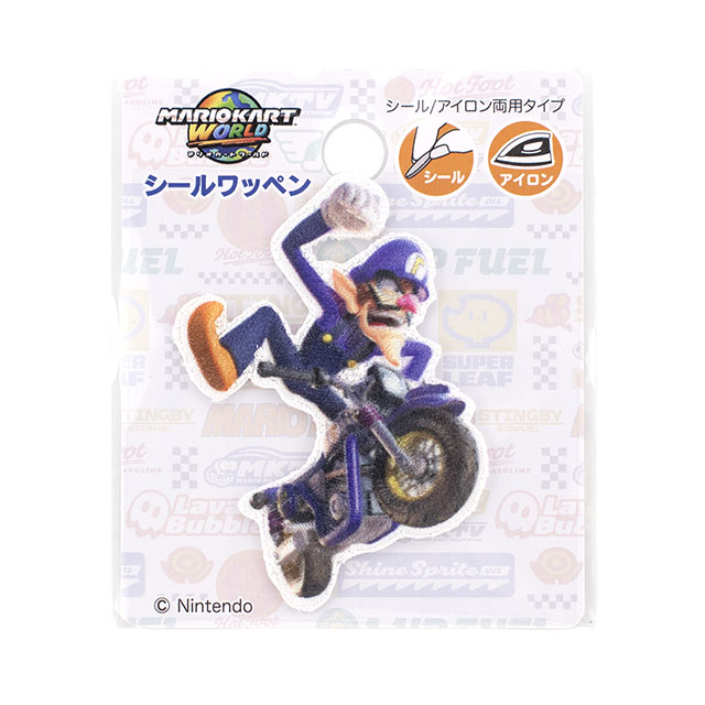 マリオカートワールド シールワッペン（MRS058） ワルイージ 08Bf99_