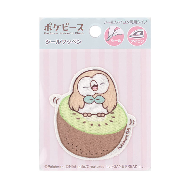 ポケットモンスター ポケピース シールワッペン(PPW004) モクロー 08Bf99_